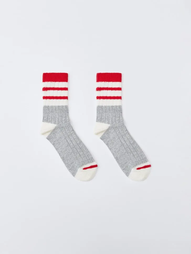 Длинные вязаные носки детские, разноцветный, арт. 3695