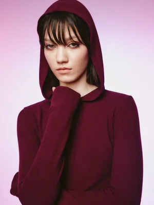 Лонгслив с капюшоном SELA Young, арт. 37045