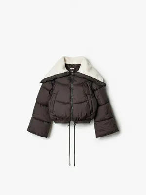 Куртка Sela с объемным воротником для девочек, арт. 37055