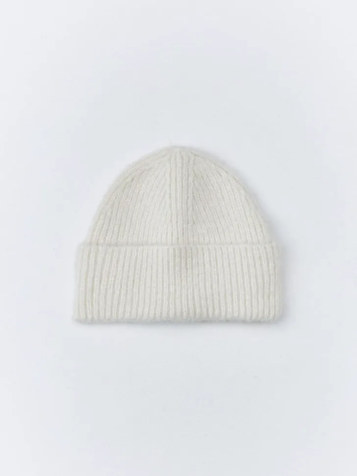 Детская базовая шапка-бини, белый, арт. 3719