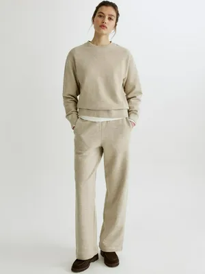 Брюки SELA из фактурного футера, арт. 37315