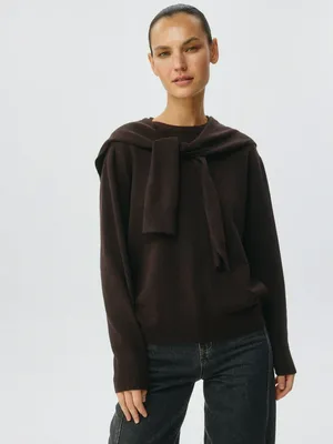 Джемпер с имитацией второго слоя, арт. 3738