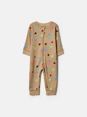 Трикотажный комбинезон Sela с принтом мишек, арт. 37429