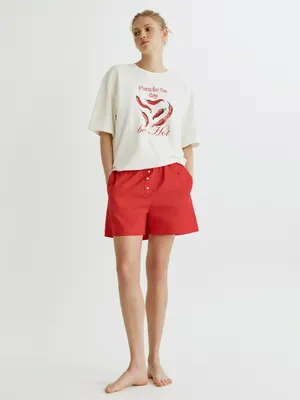 Домашние шорты SELA из хлопка, арт. 37432