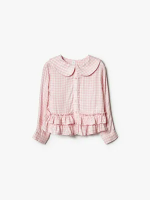 Sela Блузка в клетку для девочек, арт. 37441