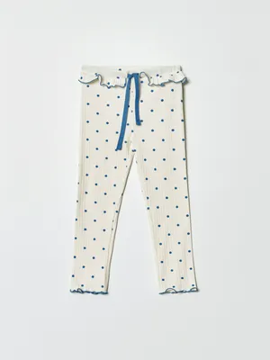 Леггинсы SELA для девочек с оборкой, арт. 37450