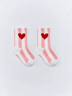 Носки SELA для девочек с принтом, арт. 37455