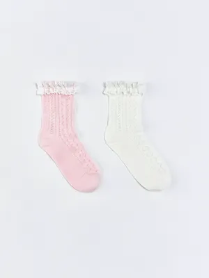 Набор из 2 пар носков SELA для девочек, арт. 37456