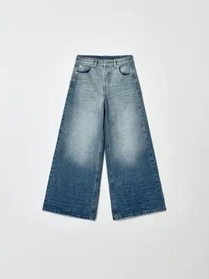 Джинсы SELA SUPER WIDE с градиентным эффектом, арт. 37457