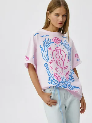 Футболка с принтом ART PEOPLE Даша Север, арт. 3747