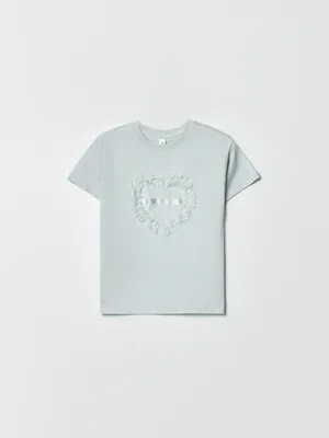 Футболка SELA с принтом и оборками, арт. 37492