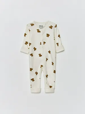 Трикотажный комбинезон с принтом для малышей, арт. 3754