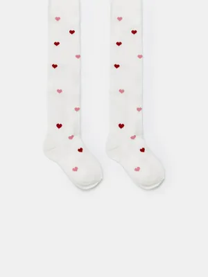 Трикотажные колготки SELA с принтом для девочек, арт. 37592