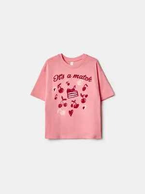 Футболка SELA оверсайз с принтом, арт. 37594