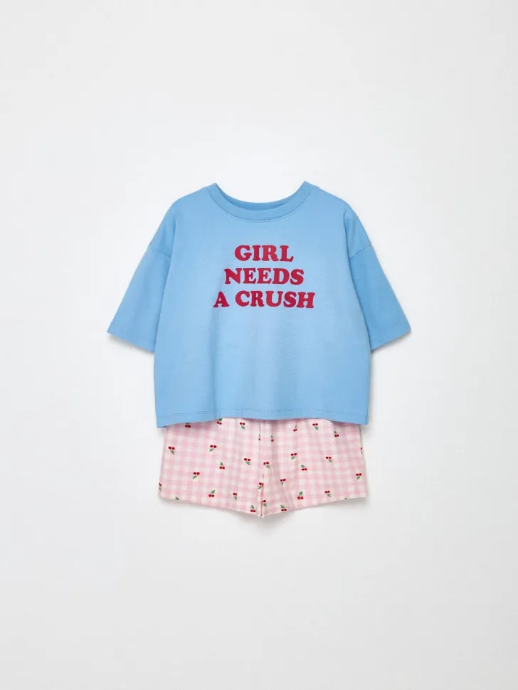 Пижамный набор для девочек, арт. 3761