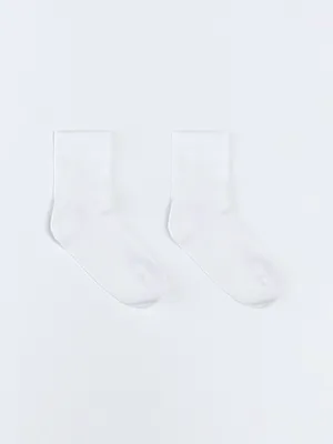 Высокие носки SELA в рубчик, арт. 37786