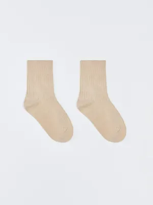 Высокие носки SELA в рубчик, арт. 37788