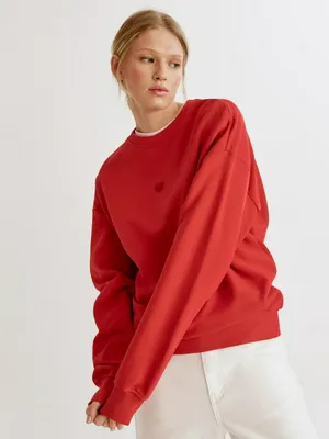 Свитшот SELA из футера с патчем, арт. 37831