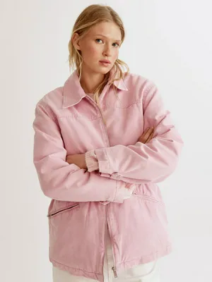 Куртка SELA хлопковая утепленная с эффектом стирки, арт. 37835