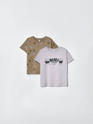 Набор из 2 футболок SELA для девочек, арт. 37840