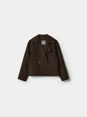 Укороченное двубортное полупальто Sela, арт. 37847