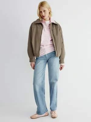 Джинсы Sela классические прямые с высокой посадкой, арт. 37858