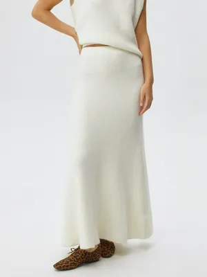 Юбка макси с содержанием шерсти альпаки, арт. 3801