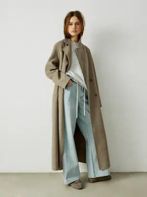 Пальто Sela двубортное макси, арт. 38041