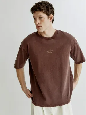 Футболка SELA Oversize fit с принтом, арт. 38053