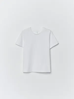 Базовая футболка детская, белый, арт. 3807