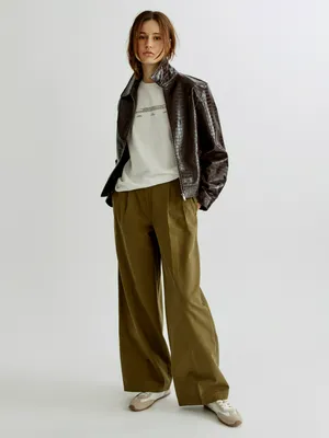 Прямые брюки SELA из хлопка с тенселем, арт. 38082