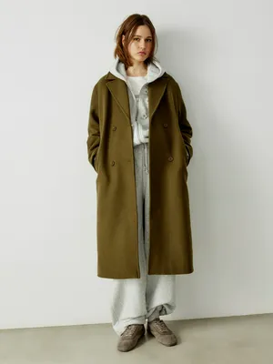 Двубортное пальто миди SELA, арт. 38094