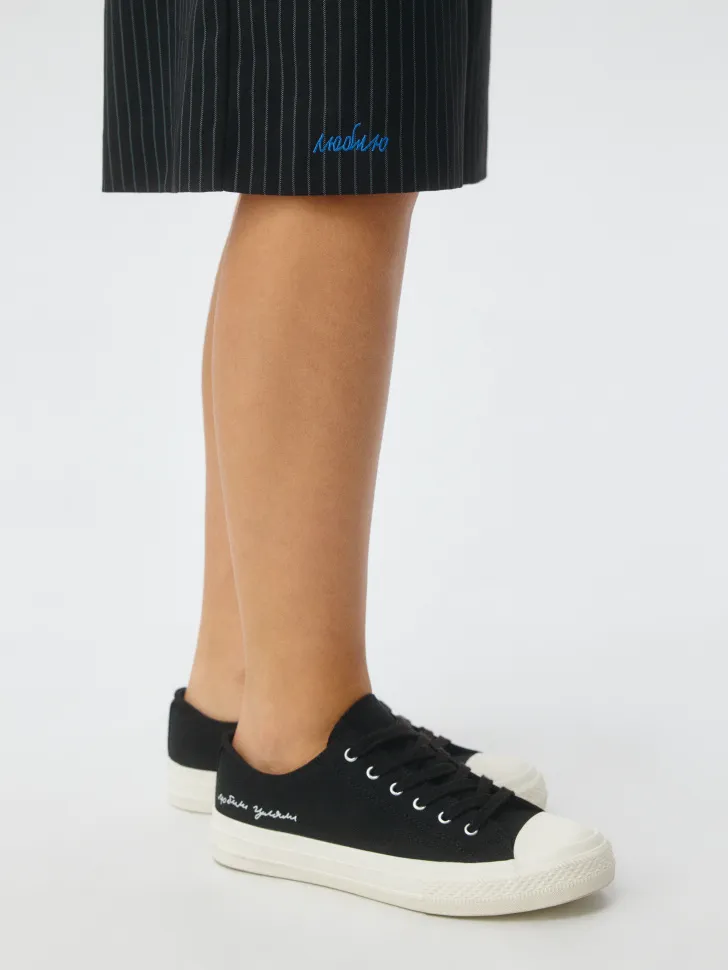 Кеды ART PEOPLE с Простыми вещами, черный, арт. 3816