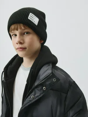 Детская шапка Sela с патчем, арт. 38192