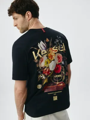 Футболка SELA с AR-принтом по мотивам Яна Ван Кесселя, арт. 38198