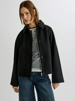 Полупальто SELA с отложным воротником, арт. 38202