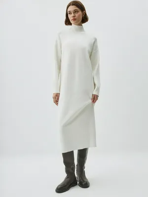 Вязаное платье SELA с воротником-стойкой, арт. 38210