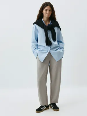 Укороченные костюмные брюки Sela, арт. 38216