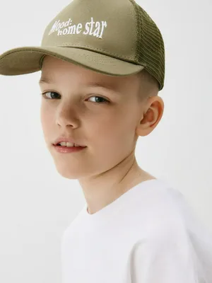 Бейсболка SELA детская, хаки, арт. 38277