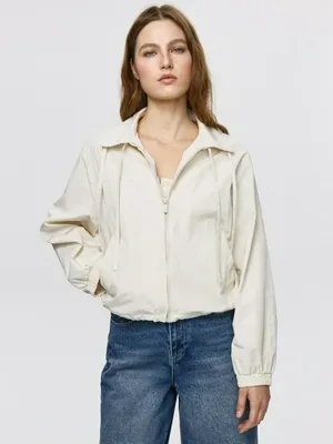 Ветровка SELA укороченная, бежевый, арт. 38291