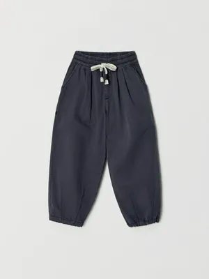 Хлопковые брюки Sela для мальчиков, синий, арт. 38295