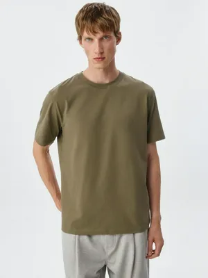 Футболка PETER REGULAR FIT базовая, хаки, арт. 3831