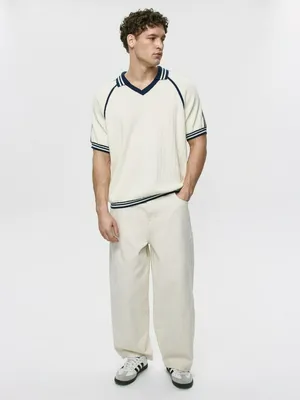 Джинсы Sela Baggy Fit, бежевый, арт. 38329