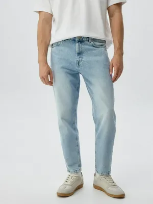 Джинсы SELA CARROT FIT, голубой, арт. 38341