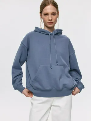 Базовое худи SELA, синий, арт. 38351