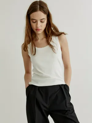 Базовый топ SELA из модала и хлопка, арт. 38482
