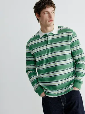 Джемпер-поло Sela Relaxed fit в полоску, арт. 38497