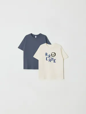 Набор из 2 футболок для мальчиков, не указан, арт. 3853