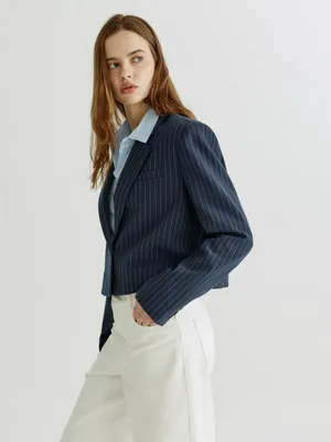 SELA Однобортный укороченный жакет, арт. 38687