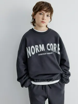Свитшот SELA Norm Core для мальчиков, арт. 38690
